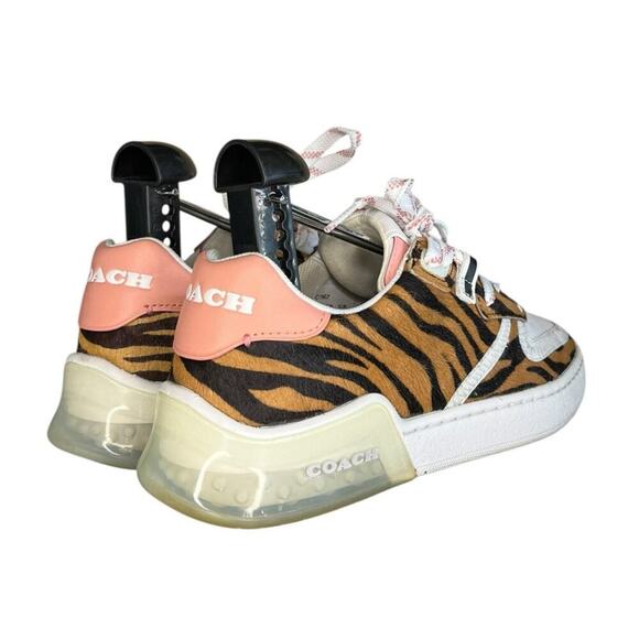 Womens Coach Citysole Court Sneaker Leopard White Size 6.5 - Picture 4 of 6